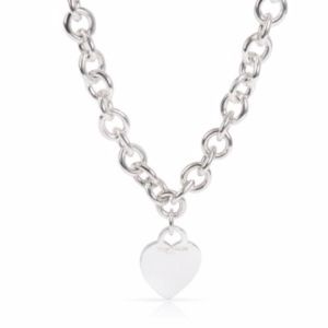 Tiffany & Co. Heart Charm Necklace